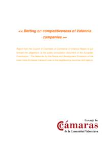 Valencia /  Spain / Competitiveness / Spain / Andalusia / Europe / Geography of Spain / Valencian Community