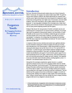 NOVEMBER[removed]Introduction POLICY BRIEF  Forgotten