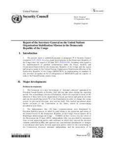 Rwandan Genocide / Military of the Democratic Republic of the Congo / United Nations Organization Stabilization Mission in the Democratic Republic of the Congo / Walikale Territory / North Kivu / South Kivu / Mai-Mai / Joseph Kabila / United Nations Security Council Resolution / Democratic Republic of the Congo / Africa / Democratic Forces for the Liberation of Rwanda