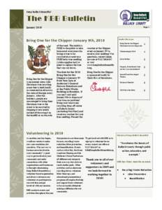 Keep Bulloch Beautiful  The KBB Bulletin January[removed]Page 1