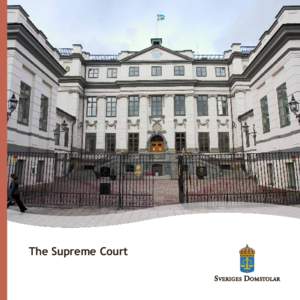 The Supreme Court  To have your case tried by an impartial court is a fundamental right. The general courts comprise District Courts, Courts of Appeal and the Supreme Court. Criminal cases, family-related