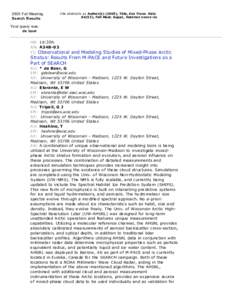 2005 Fall Meeting Search Results Cite abstracts as Author(s[removed]), Title, Eos Trans. AGU, 86(52), Fall Meet. Suppl., Abstract xxxxx-xx