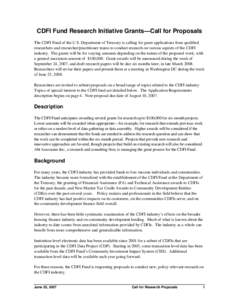 Community Development Financial Institutions Fund / Economics / Opportunity finance / Politics / Cultural studies / Community Development Finance Association / Community development / Ethical banking / Community development financial institution