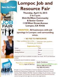 Lompoc Job and Resource Fair