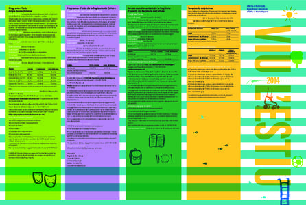 Programa d´Estiu Ampa Escola Ginesta