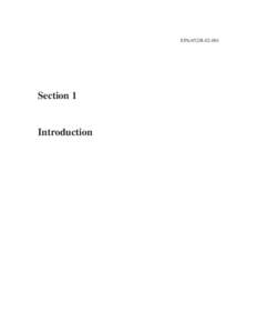 EPA/452/B[removed]Section 1 Introduction