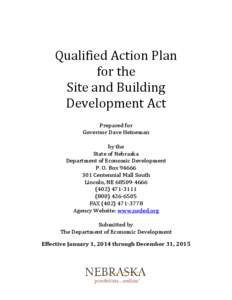 Qualified Action Plan for the Site and Building Development Act