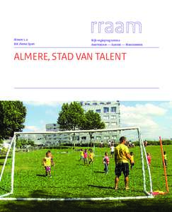 Almere 2.0 IAK thema Sport Rijk-regioprogramma Amsterdam — Almere — Markermeer