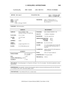 1,1-DICHLORO-1-NITROETHANE  H3CC(Cl)2NO2 MW: 143.96