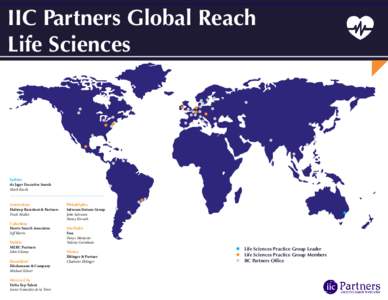 IIC Partners Global Reach Life Sciences Sydney de Jager Executive Search Mark Keech