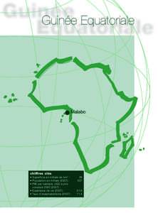 Guinée Equatoriale  Malabo chiffres clés • Superficie en milliers de km² :