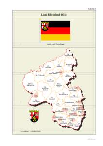 Tafel XI/I  Land Rheinland-Pfalz Landes- und Dienstflagge