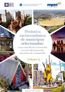 Volume 5  Volume 5 – Finanças Públicas Municipais – Análises Comparativas CEPES/IERI/UFU – Fevereiro/2018