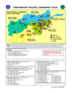 ISAF Key Fact and Figures Placemat