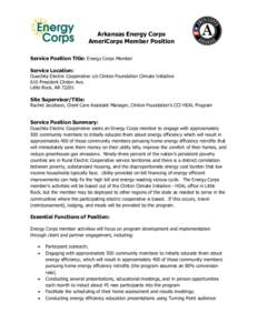 Energy audit / Utility cooperative / Low-energy building / Technology / Government / Public administration / Energy conservation / AmeriCorps / Government of the United States