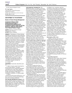 California Environmental Quality Act / Environmental impact statement / National Environmental Policy Act / Environmental impact assessment / Carpinteria Offshore Oil Field / National Wildlife Refuge / Bureau of Ocean Energy Management / Council on Environmental Quality / Carpinteria /  California / Impact assessment / Environment / Prediction