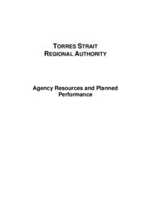 Portfolio Budget Statements[removed]: Torres Strait Regional Authority
