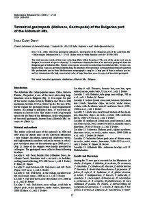 Malacologica Bohemoslovaca (2008), 7: 17–20 ISSN[removed]