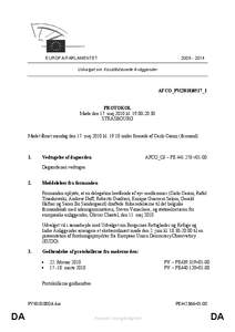 [removed]EUROPA-PARLAMENTET Udvalget om Konstitutionelle Anliggender  AFCO_PV(2010)0517_1