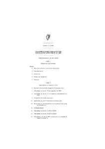 ———————— Number 41 of 2006 ———————— INVESTMENT FUNDS, COMPANIES AND MISCELLANEOUS PROVISIONS ACT 2006 ————————