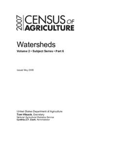 2007 Census of Agriculture Watersheds[removed]