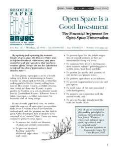 Open Space is a Good Investment-2014