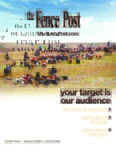 TheFencePost.com  your target is our audience farmers & ranchers agricultural