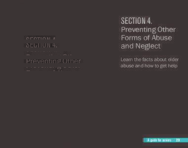 SECTION 4.  Preventing Other Forms of Abuse and Neglect