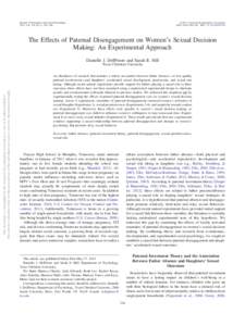 Journal of Personality and Social Psychology 2013, Vol. 105, No. 2, 234 –246 © 2013 American Psychological Association/$12.00 DOI: a0032784