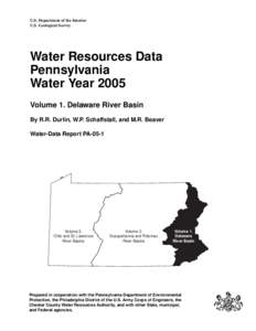 U.S. Department of the Interior U.S. Geological Survey Water Resources Data Pennsylvania Water Year 2005
