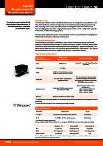 System Requirements & Recommendations This is document version[removed]of the System Requirements &