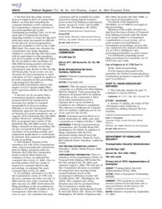 [removed]Federal Register / Vol. 68, No[removed]Monday, August 18, [removed]Proposed Rules 3. We find that the public interest does not weigh in favor of a grant here.