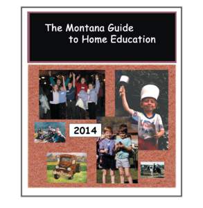 Montana Guide to Home Education