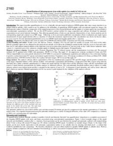 2160 Quantification of inhomogeneous iron oxide uptake in a model of AIA in rat. Lindsey Alexandra Crowe1, Azza Gramoun1, Wolfgang Wirth2, Frank Tobalem3, Kerstin Grosdemange4, Jatuporn Salaklang5, Anthony Redgem5, Alke 