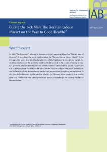 Curing the Sick Man: The German Labour Market on the Way to Good Health?