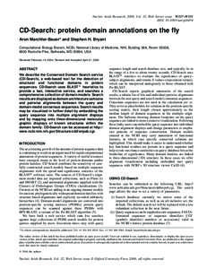 Nucleic Acids Research, 2004, Vol. 32, Web Server issue W327–W331 DOI: [removed]nar/gkh454