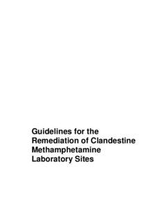 Guidelines for the Remediation of Clandestine Methamphetamine Laboratory Sites	