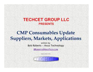 Microsoft PowerPoint - TECHCET CMP Report, for eNewsletter, R2, 021215