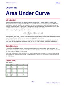 NCSS Statistical Software  NCSS.com Chapter 390