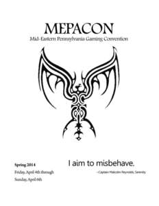 1  2 Welcome to Mid-Eastern Pennsylvania Convention[removed]MEPACON! For those of you who remember, MEPACON was built upon
