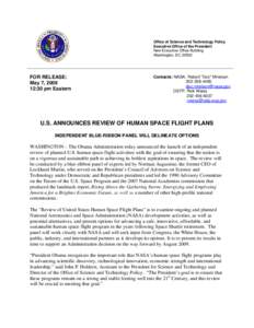 Microsoft Word - NASA Review final releasev2.doc