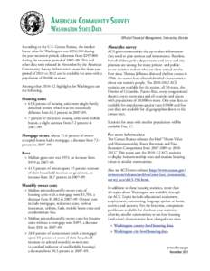 Affordable housing / Owner-occupier / Mortgage industry of the United States / Property / Land law / Economy of the United States / Homeownership in the United States / Real estate / United States Census Bureau / American Community Survey