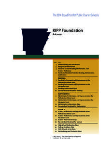 The 2014 Broad Prize for Public Charter Schools  KIPP Foundation Arkansas  	PAGE