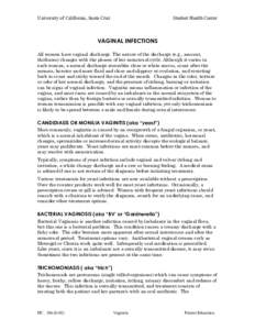 Medicine / Clinical medicine / Health / RTT / Vagina / Sexually transmitted diseases and infections / Bacterial vaginosis / Infectious causes of cancer / Vaginitis / Candidiasis / Vaginal wet mount / Douche