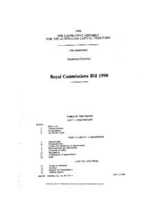 1990 THE LEGISLATIVE ASSEMBLY FoR THE AusrneLIAN cAPITAL TERRITORY (As presented) (AttorneY-Generai)