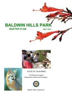 BALDWIN HILLS PARK MASTER PLAN MAY[removed]STATE OF CALIFORNIA