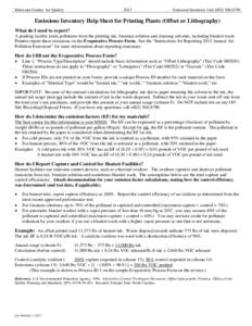 Maricopa County Air Quality[removed]Emission Inventory Unit[removed]