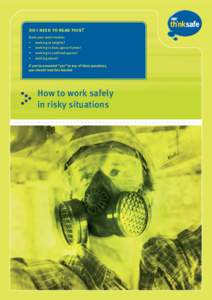 Occupational safety and health / Industrial hygiene / Protective gear / Filters / Environmental social science / Respirator / Ladder / Personal protective equipment / Confined space / Technology / Safety / Risk