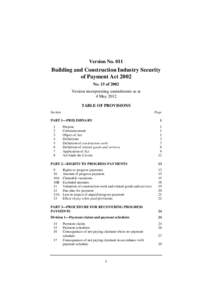 Civil procedure / Judgment / United States administrative law / Security of payment / Building and Construction Industry Security of Payment Act / Adjudicator / Building Adjudication Victoria Inc / Law / Legal terms / Adjudication