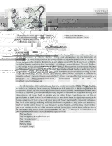 Volume	
  40	
  Issue	
  8	
   November	
  2013	
   Nestor Bibliography of Aegean Prehistory and Related Areas